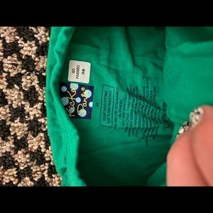 Gently Used Kickee Pants Footie Pajama zipper in Fern